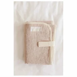 New Adorna Matelas à langer de voyage en lin | Rose poudré