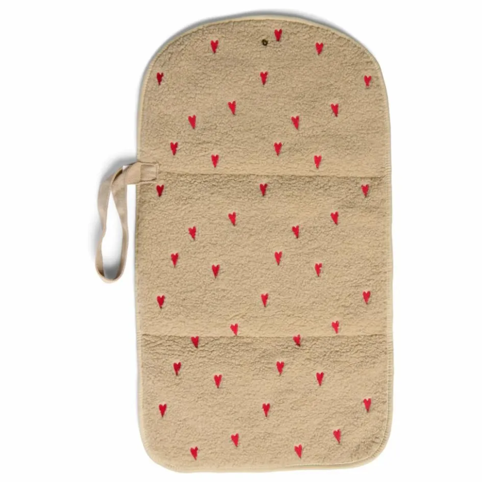 Studio Noos Matelas à langer de voyage Hearts || Matelas À Langer De Voyage|Puériculture