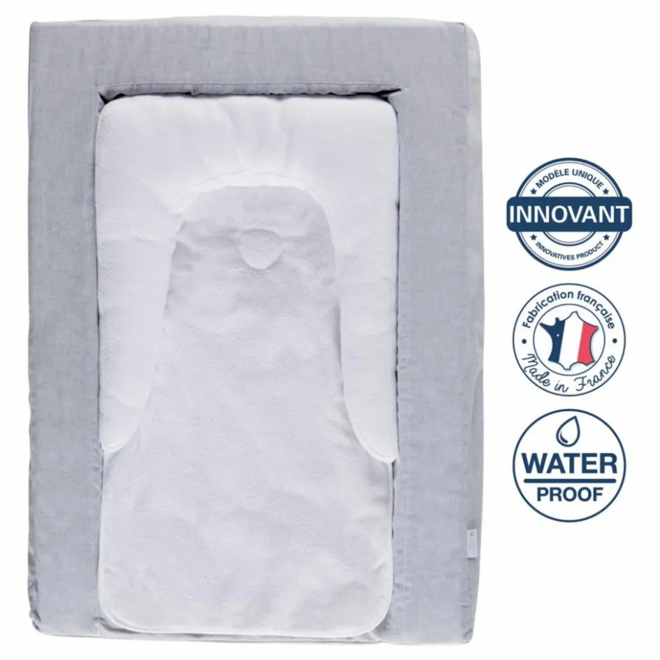 Online Candide Matelas à langer évolutif | Gris