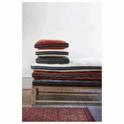 Madam Stoltz Matelas en velours de coton | Vert