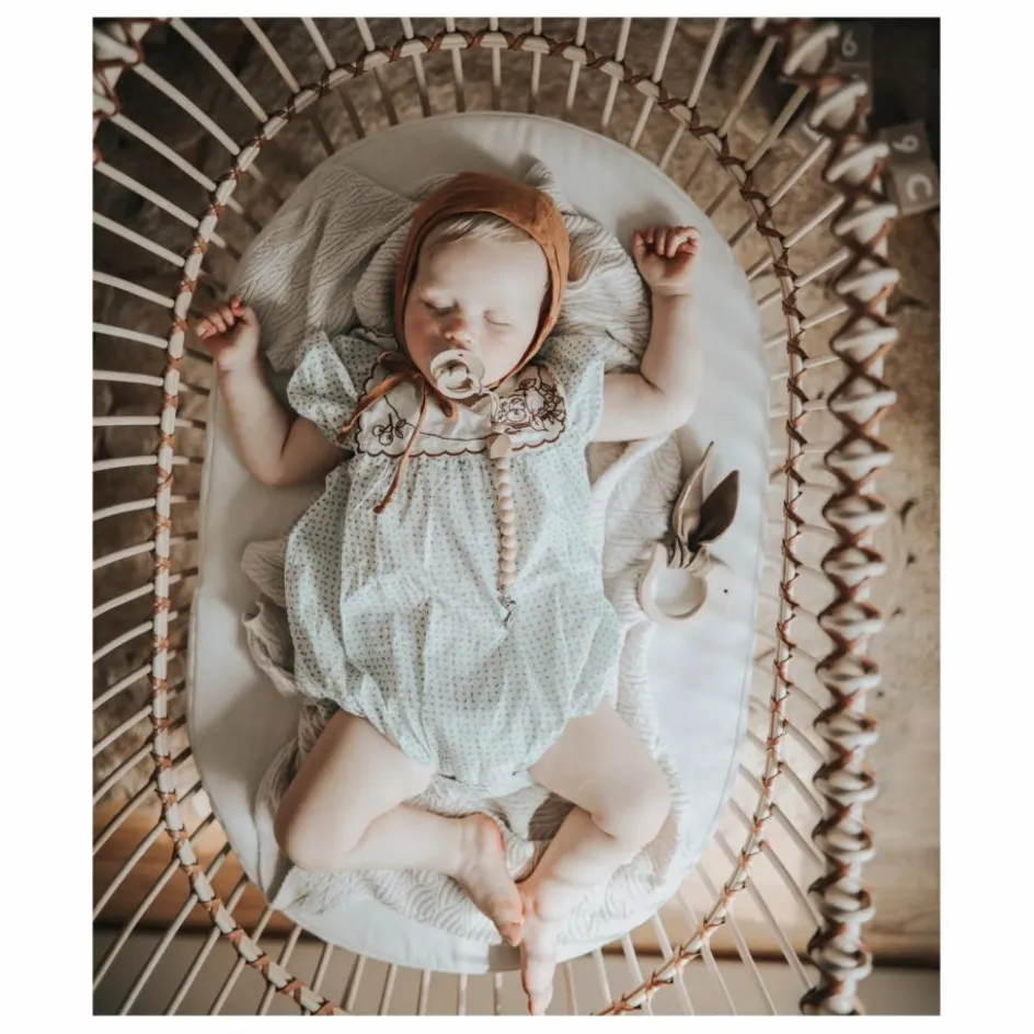 Bermbach Handcrafted Matelas ovale pour berceaux Lola et Emil en coton bio || Matelas|Lits Bébé