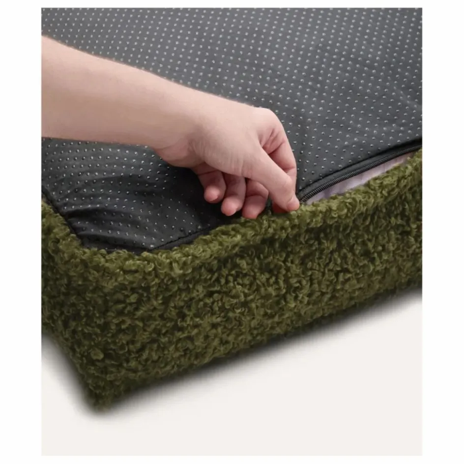 New Cafide Matelas pour Chien en bouclette Cuadra | Vert