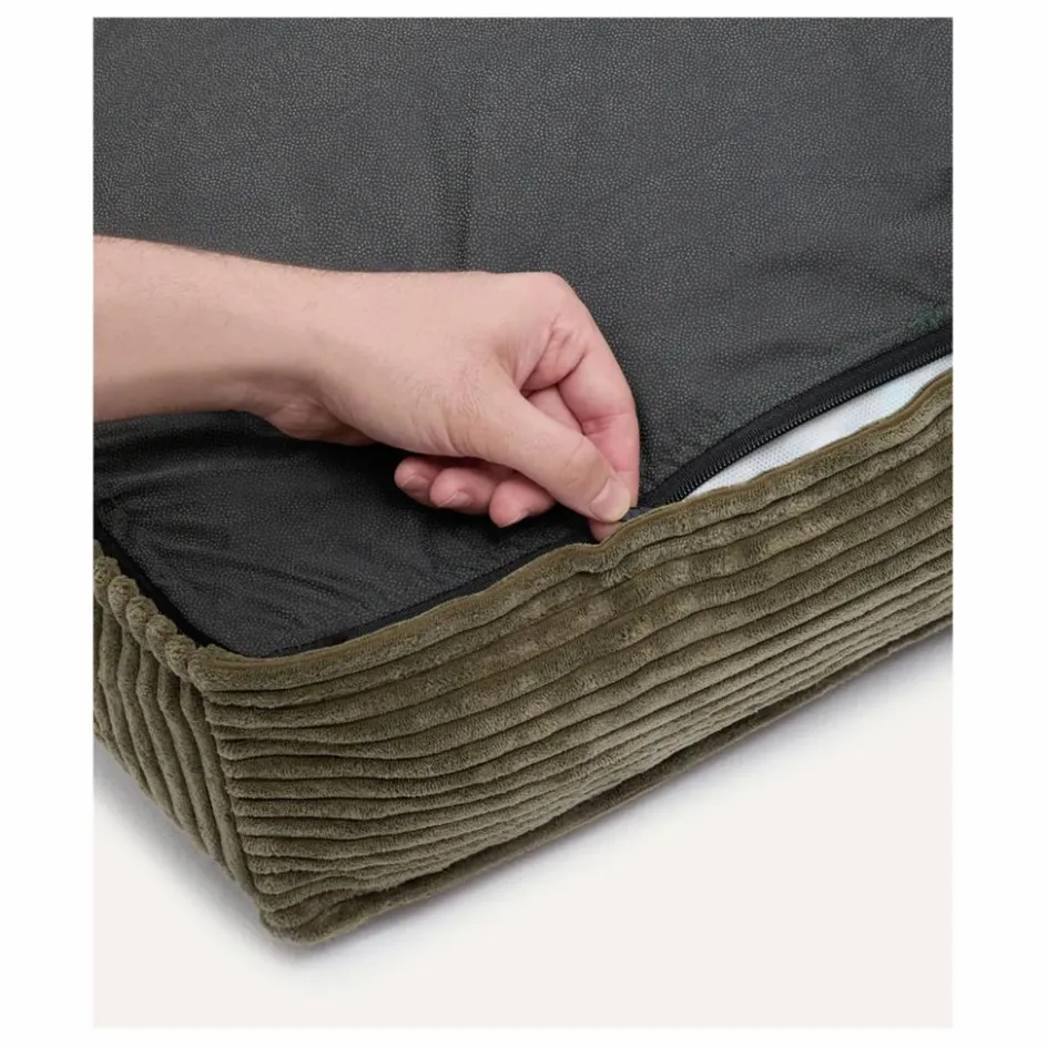Cafide Matelas pour Chien en velours côtelé Cuadra | Vert