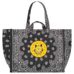 Femme Call it by your name Cabas*Maxi Cabas Matelassé Happy Face |