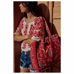 Call it by your name Maxi Cabas Matelassé Love ||Femme Cabas