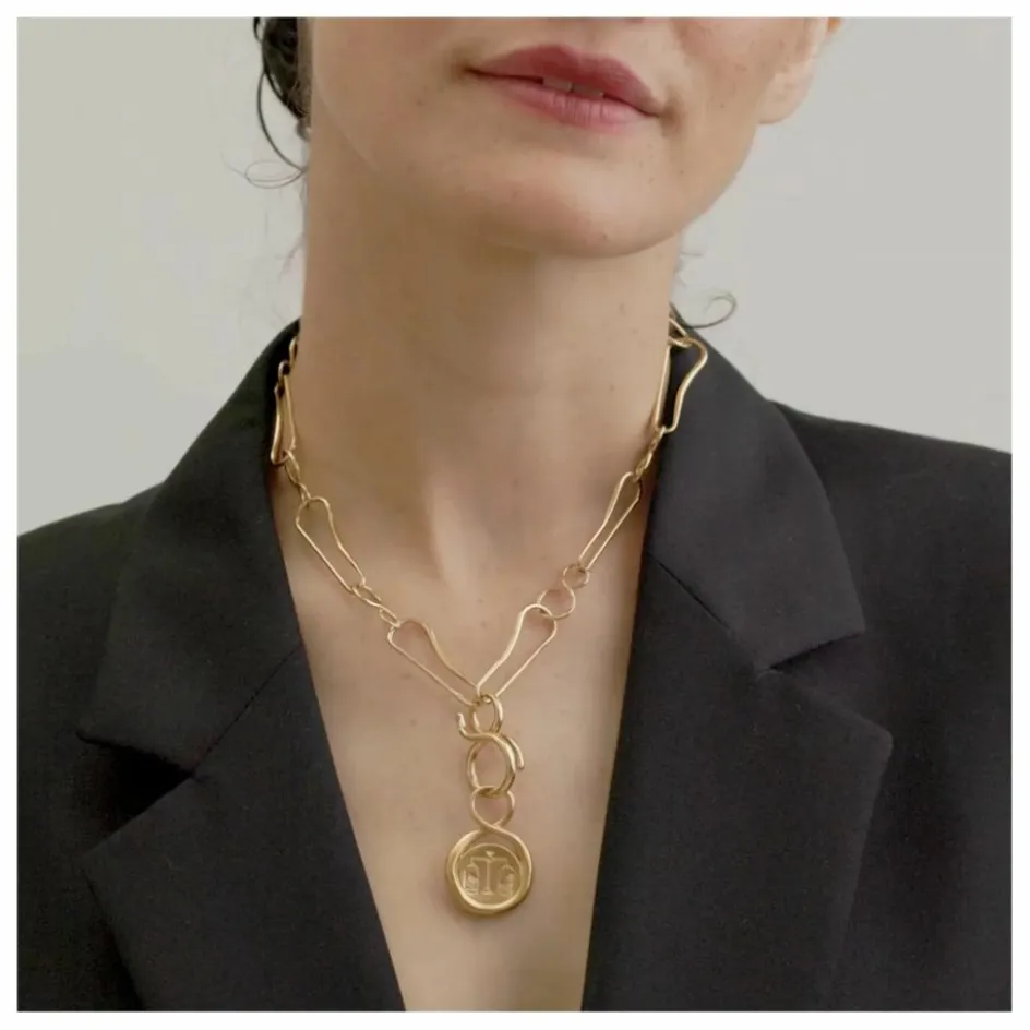 LAH Médaille Astre Balance ||Femme Colliers
