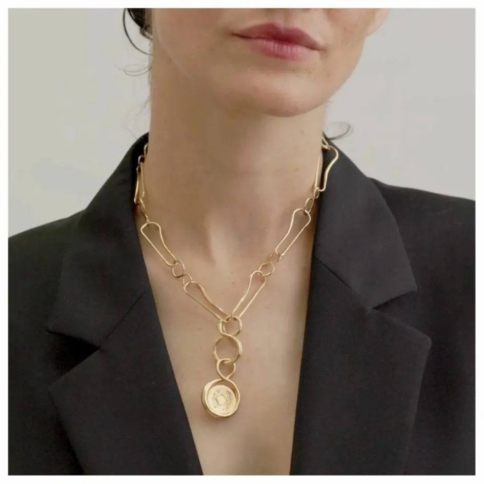 Sale Médaille Astre Cancer | Femme Colliers