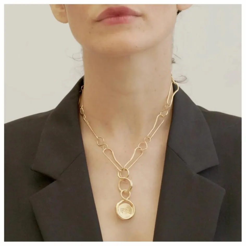 Femme LAH Colliers*Médaille Astre Capricorne |