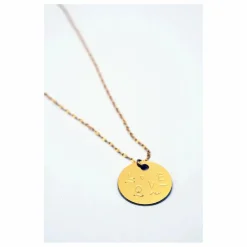 New Adorabili Médaille Big Love | Doré