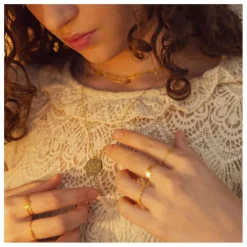 New Adorabili Médaille Big Love | Doré