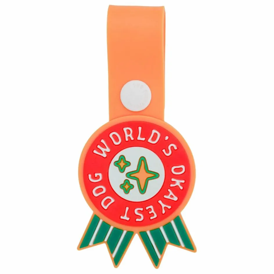 The Furry Folks Accessoires Animaux*Médaille World's Okayest Dog |