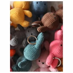 Hot Bon Ton Toys MIFFY - Charms Miffy en velours côtelé | Rose