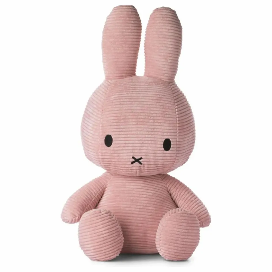 Best Bon Ton Toys MIFFY - Peluche Miffy en velours côtelé | Rose