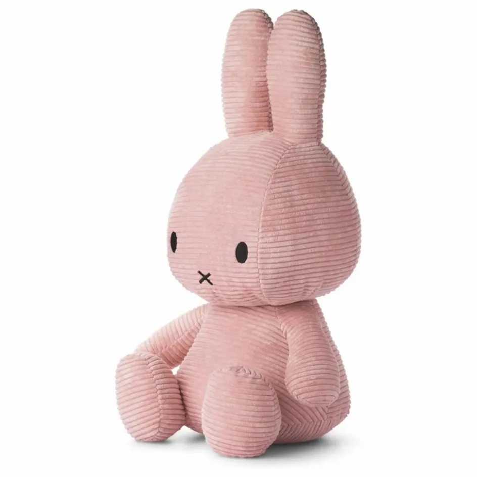 Best Bon Ton Toys MIFFY - Peluche Miffy en velours côtelé | Rose