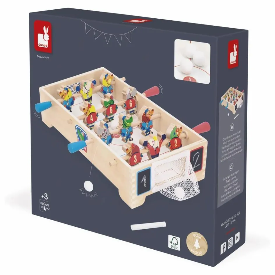 Janod Mini babyhockey| Jeux De Société|Jeux Éducatifs