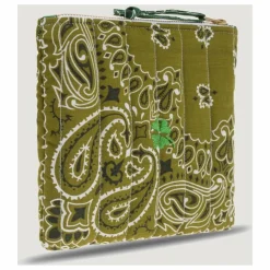Online Call it by your name Mini Pochette Zippée Matelassée Trefle | Bronze