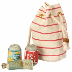 Hot Maileg Mini sac de plage garni Multicolore