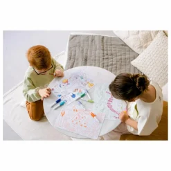 Clearance Superpetit Mini set de table à colorier Poney avec 4 feutres Multicolore
