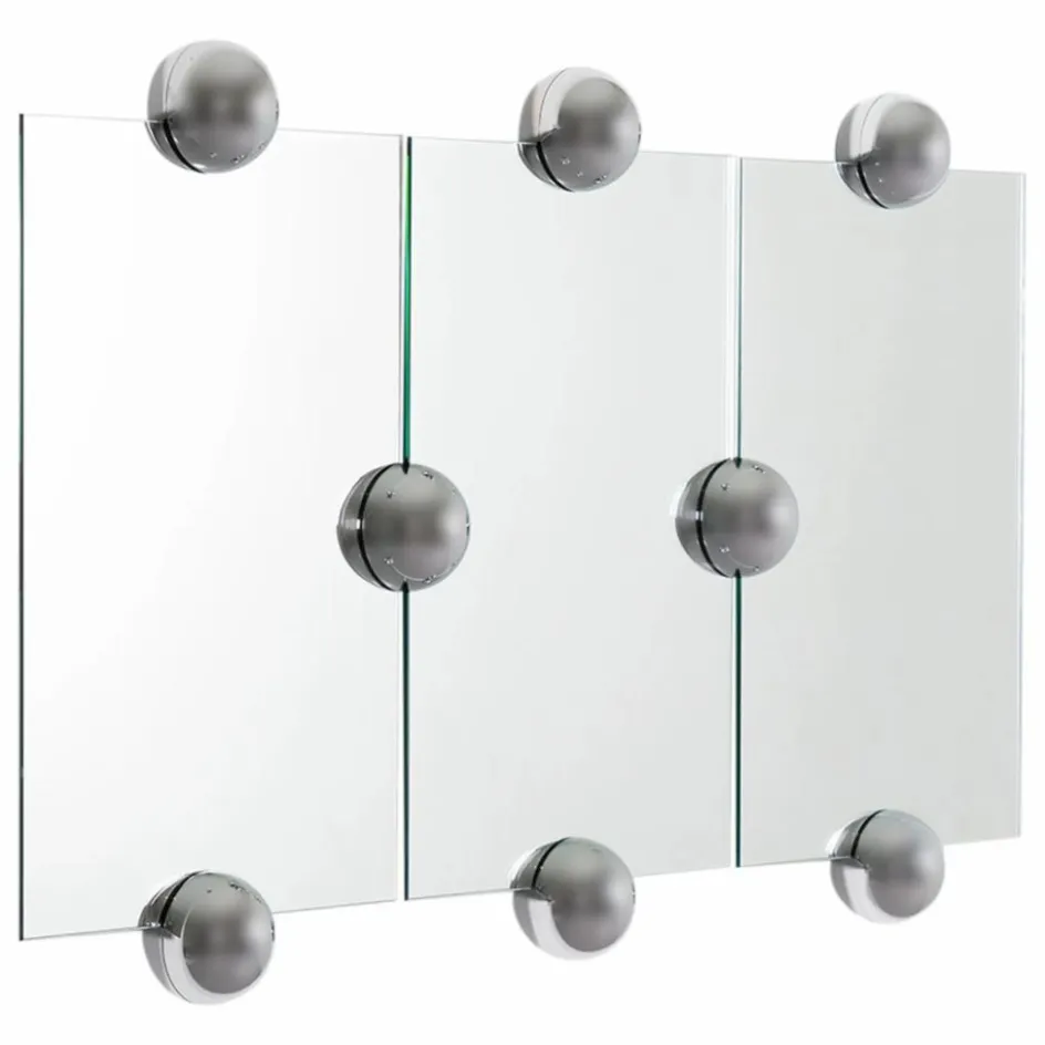 Outlet Moustache Miroir Cristal Palace - Jean-Baptiste Fastrez Transparent
