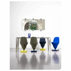 Outlet Moustache Miroir Cristal Palace - Jean-Baptiste Fastrez Transparent