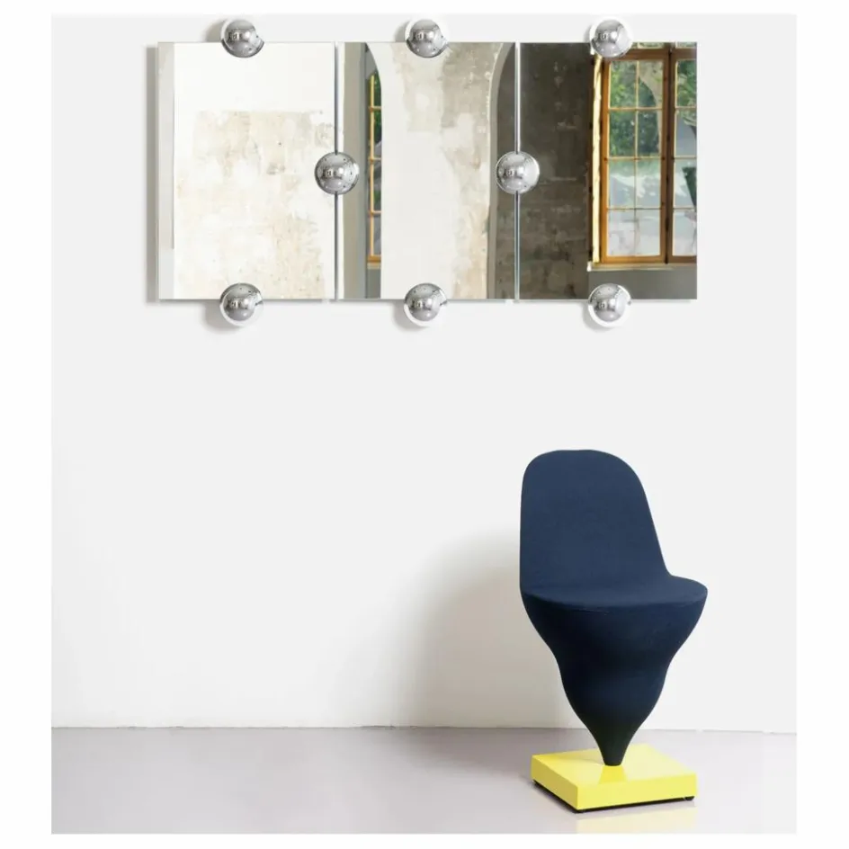 Outlet Moustache Miroir Cristal Palace - Jean-Baptiste Fastrez Transparent