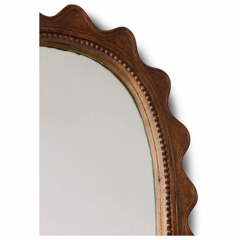 HKliving Miroirs*Miroir en bois Ripple |
