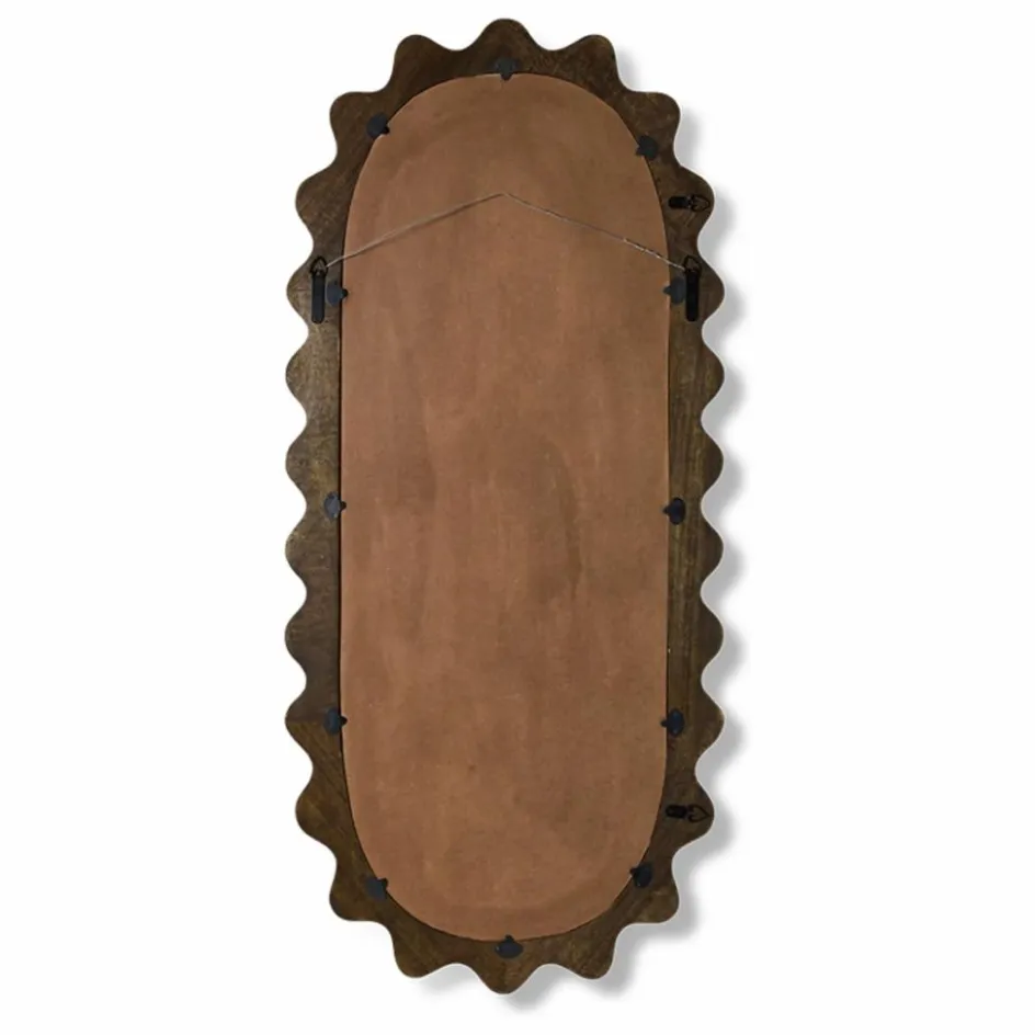 HKliving Miroirs*Miroir en bois Ripple |