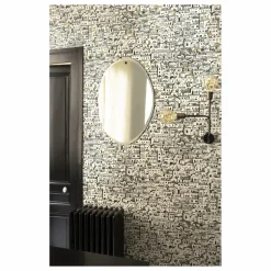 Discount M Nuance Miroir extra plat biseauté - forme aléatoire ovale 50x66 cm Naturel