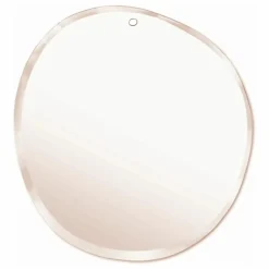 M Nuance Miroir extra plat biseauté-forme aléatoire rond 47x50 cm| Miroirs