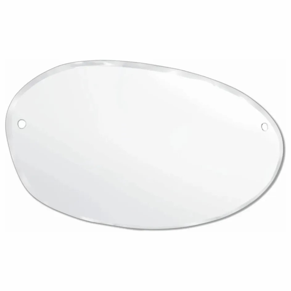 Best Miroir extra plat biseauté - forme aléatoire ovale horizontale 100x60 cm Miroirs
