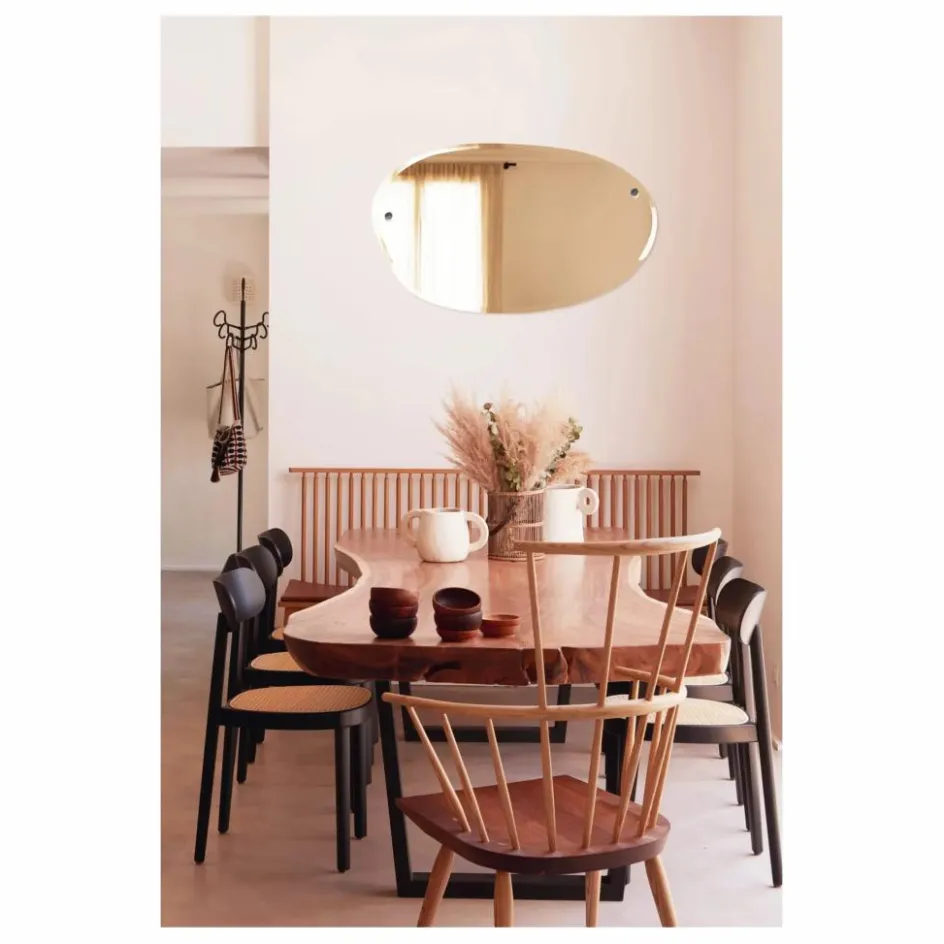 Best Miroir extra plat biseauté - forme aléatoire ovale horizontale 100x60 cm Miroirs