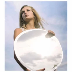 M Nuance Miroirs*Miroir extra plat biseauté - forme aléatoire ronde 47x50 cm