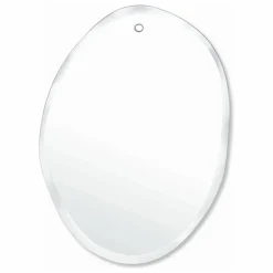 New Miroir extra plat biseauté - forme aléatoire ovale verticale 25x32 cm Miroirs
