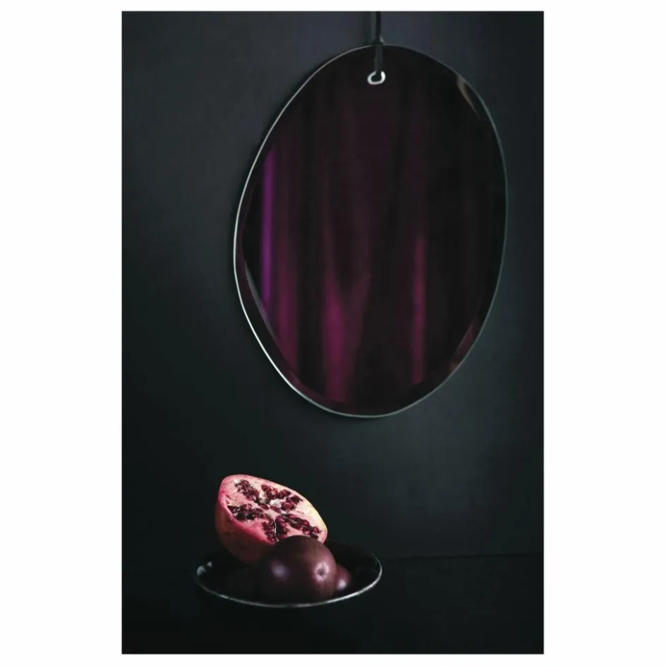 New Miroir extra plat biseauté - forme aléatoire ovale verticale 25x32 cm Miroirs