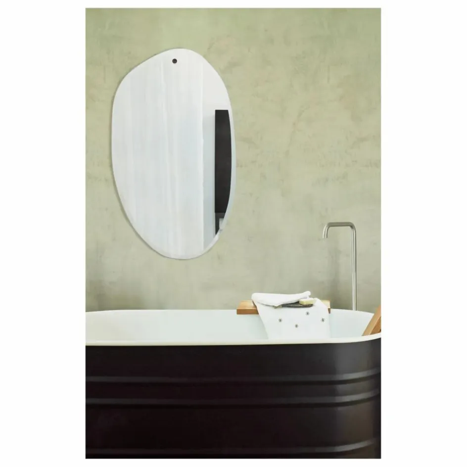 M Nuance Miroir extra plat biseauté - forme aléatoire ovale 60x100 cm| Miroirs