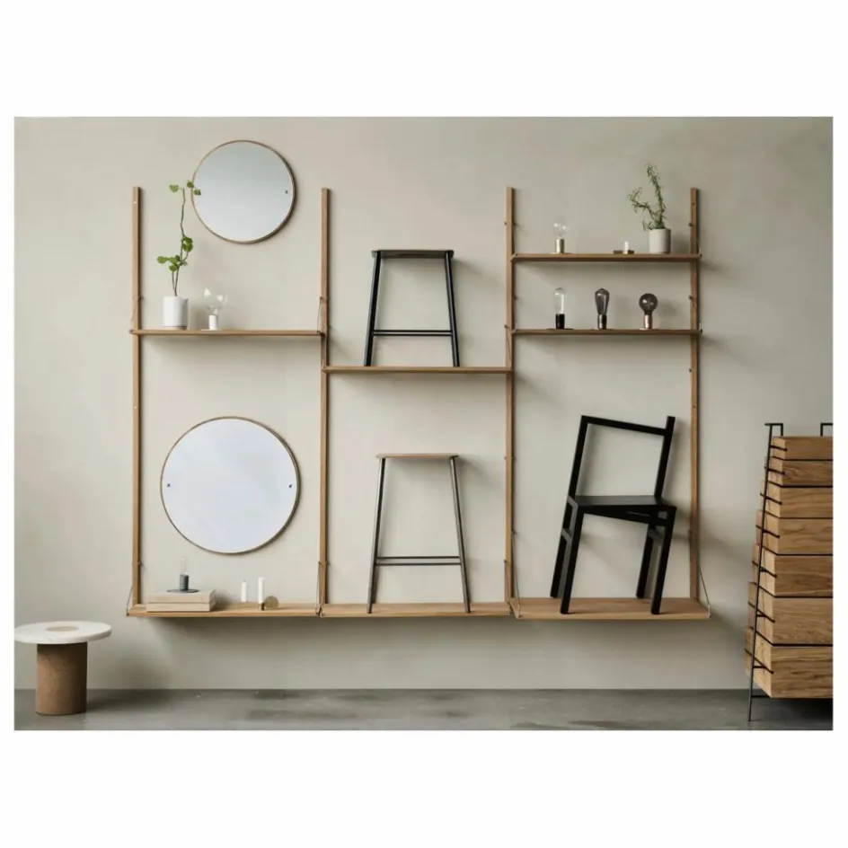 Discount Miroir rond CM1 en bois | Miroirs