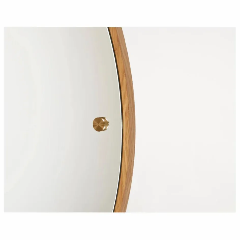Discount Miroir rond CM1 en bois | Miroirs