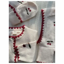Konges Sløjd Mitaines Collette Cerises Laine ||Enfant Accessoires De Mode|Accessoires