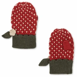 Clearance Mitaines Fraises Laine Mérinos | Enfant Accessoires De Mode|Accessoires