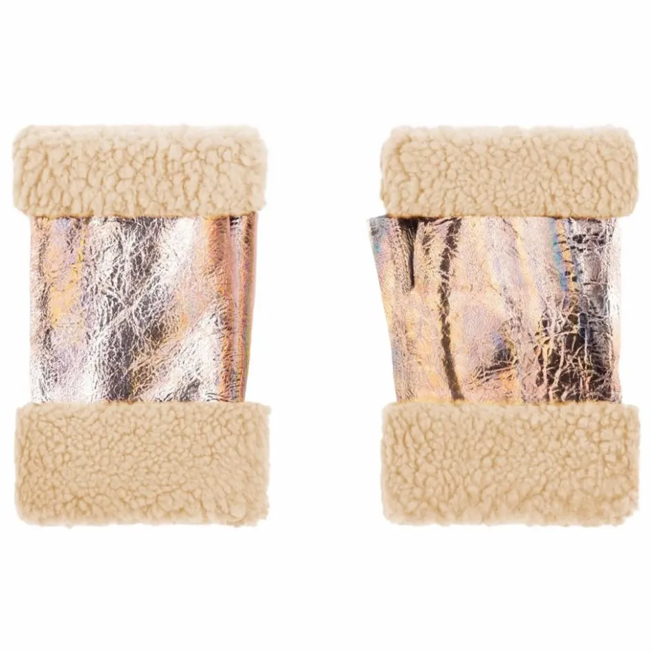 Mitaines Peau Lainée Mérinos Métallisées | Femme Gants, Moufles