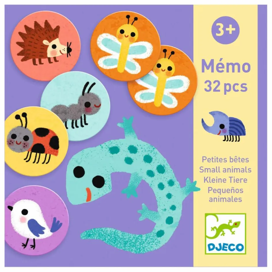 New Djeco Mémo Petites bêtes Multicolore