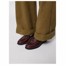 Best Mocassins Brodés Cuir - Collection Femme | Femme Derbies, Mocassins, Ballerines