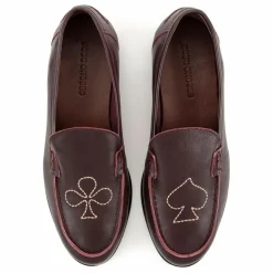 Best Mocassins Brodés Cuir - Collection Femme | Femme Derbies, Mocassins, Ballerines