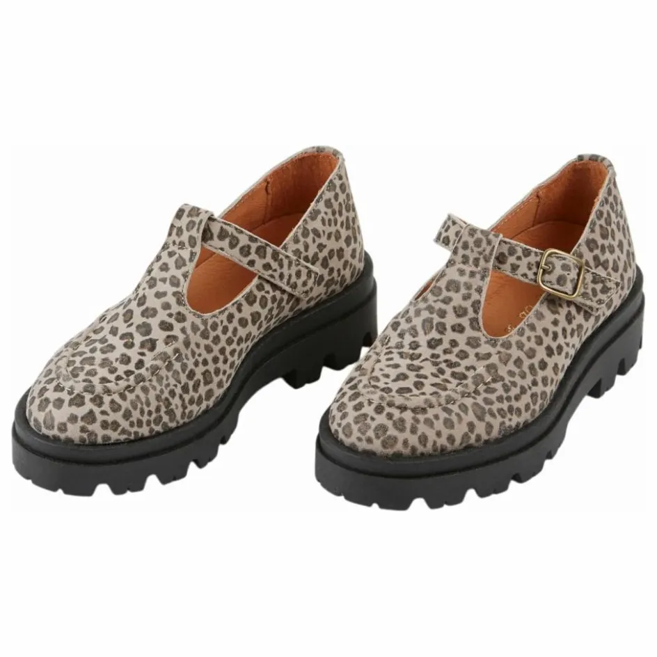 Enfant Emile et Ida Derbies, Mocassins*Mocassins Léopard Cuir |