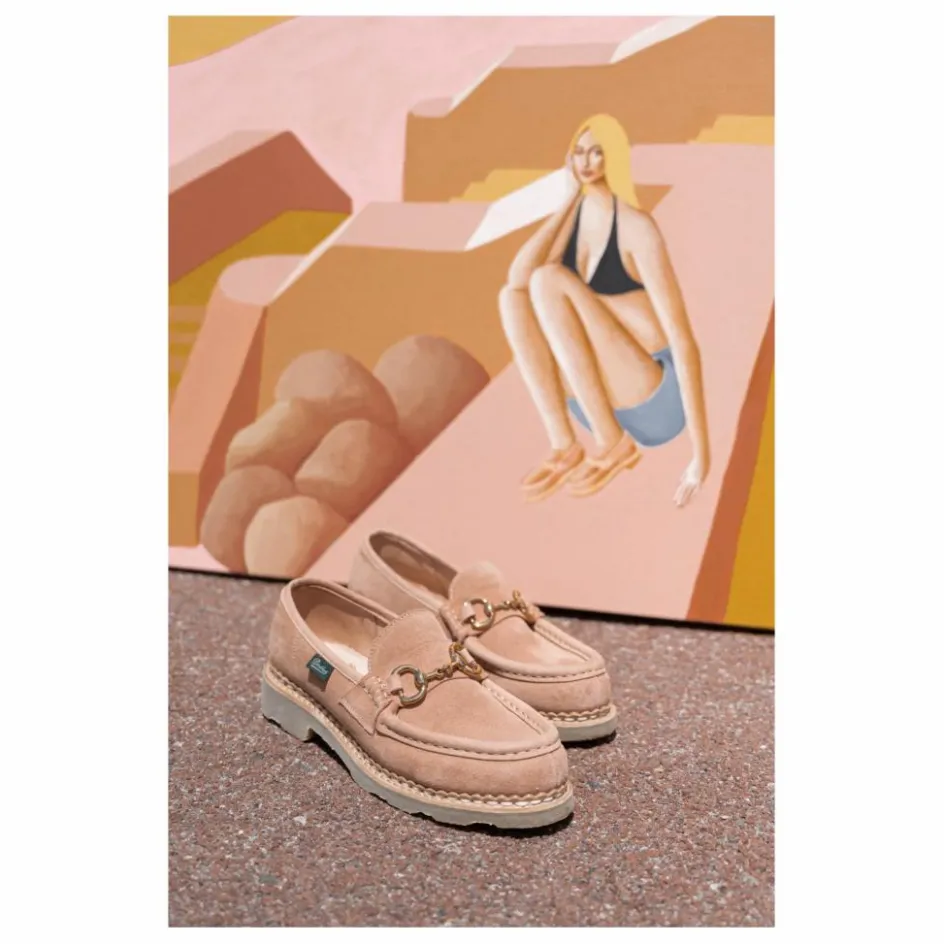 Best Paraboot Mocassins Marianne x Pandora Decoster | Camel