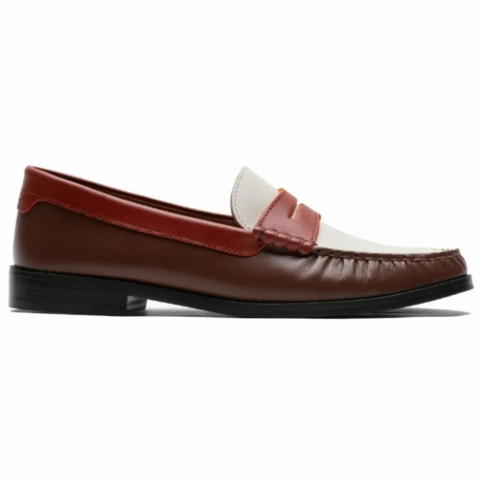 Lachoix Mocassins Penny Tricolore ||Femme Derbies, Mocassins, Ballerines