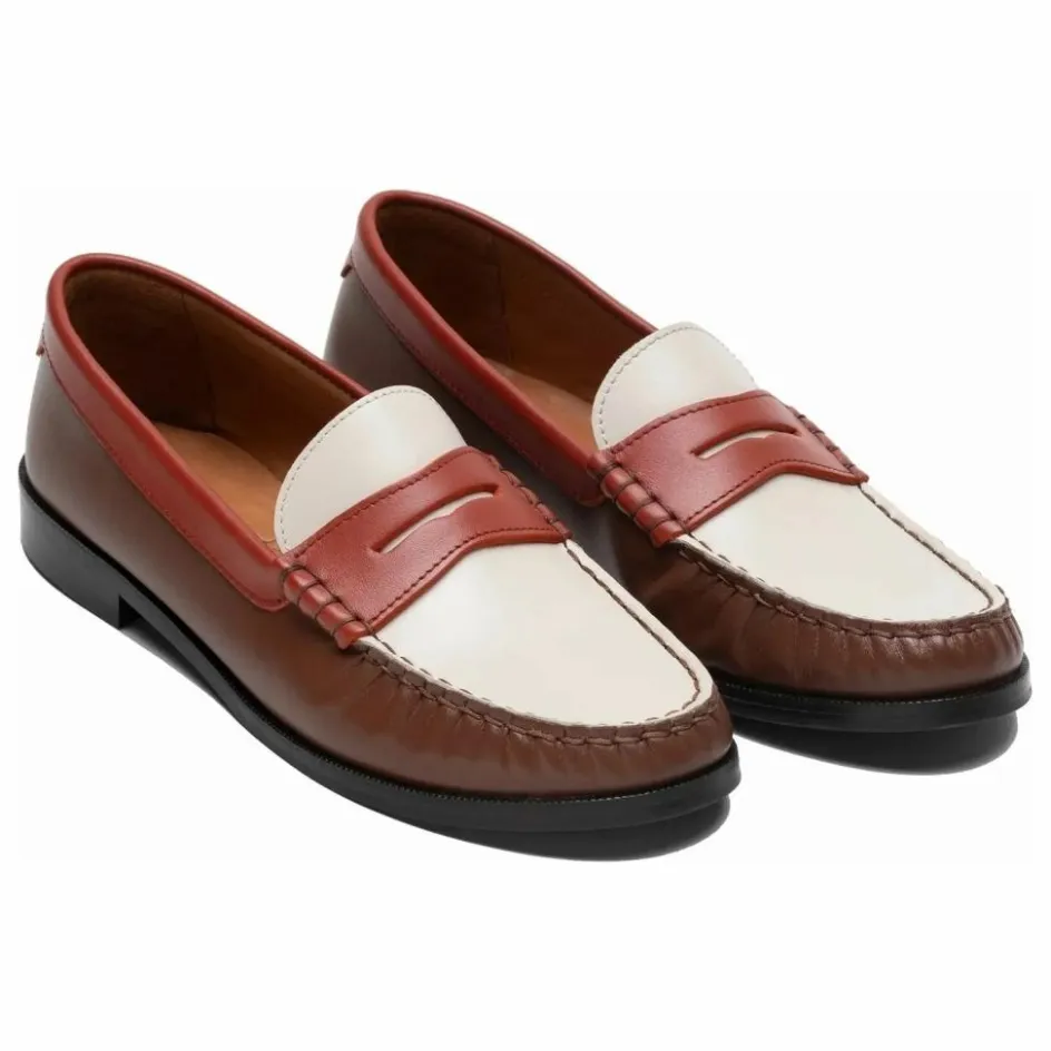 Lachoix Mocassins Penny Tricolore ||Femme Derbies, Mocassins, Ballerines