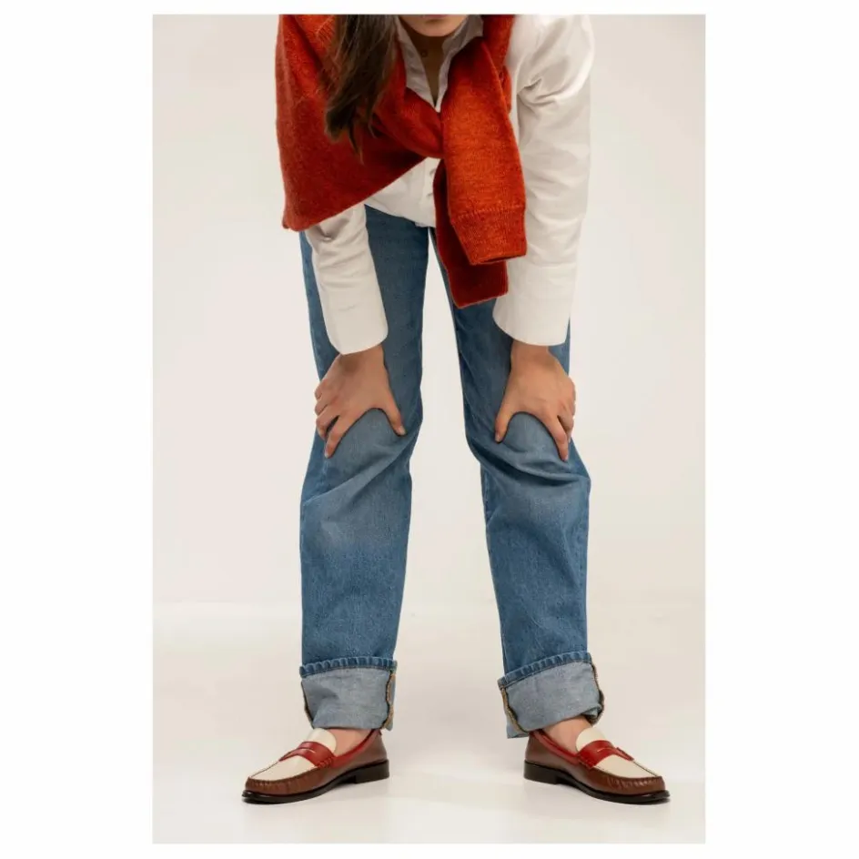 Lachoix Mocassins Penny Tricolore ||Femme Derbies, Mocassins, Ballerines