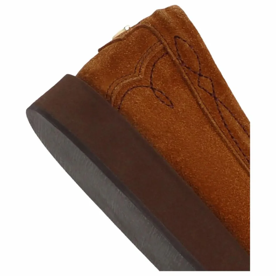Femme Socque Paris Derbies, Mocassins, Ballerines*Mocassins Totem Daim |