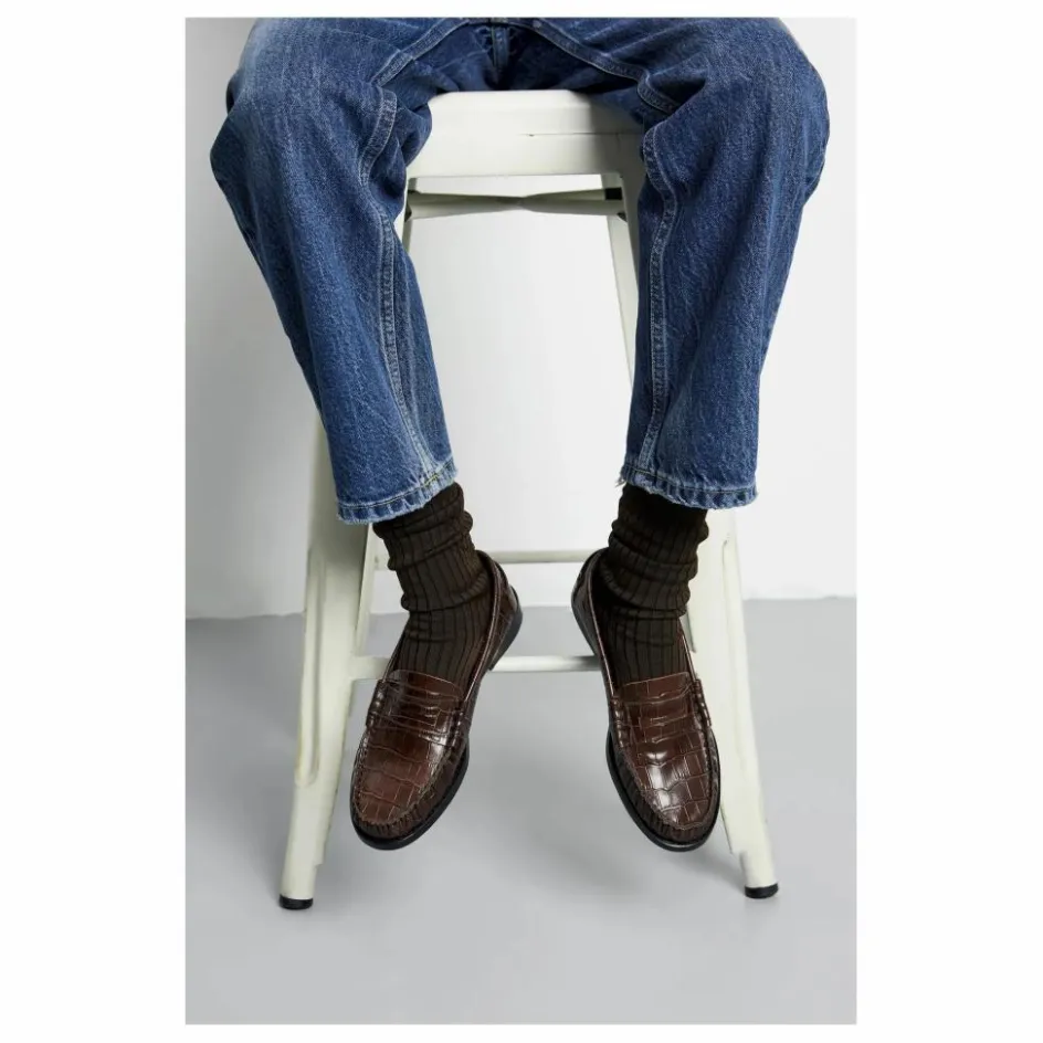 Femme Augusta Derbies, Mocassins, Ballerines*Mocassins Zoe Effet Crocodile |